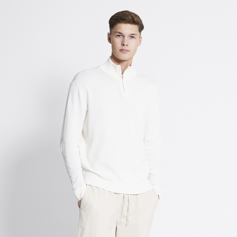 Half-zip knit sweater "Thin"